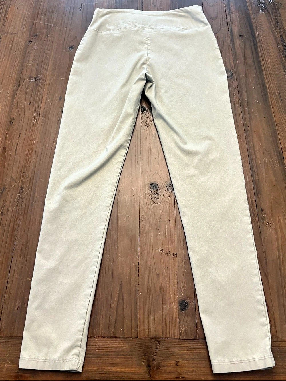 Hybrid & Company Khaki Beige Pull On Skinny Pants Size L - Picture 3 of 8
